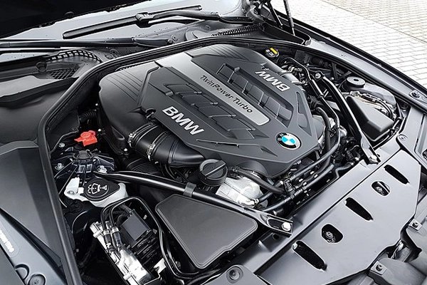 BMW N63 engine bay